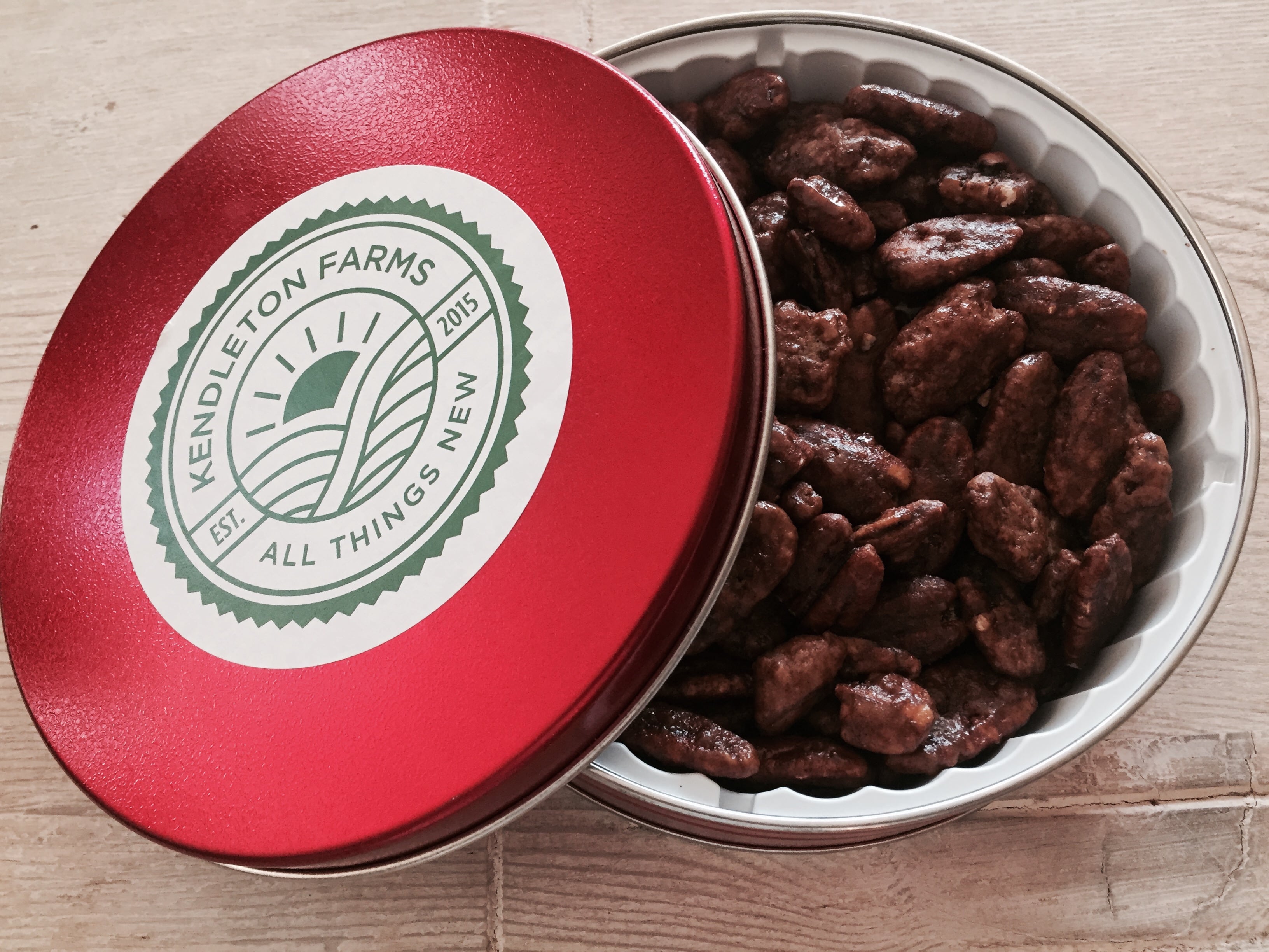 Christmas Nut Tins